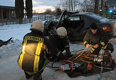 Ugniagesiai tvarko spec. įrangą
