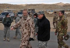 ISAF vado apsilankymas lietuvių stovykloje