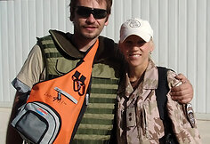 Marijonas Mikutavičius ir vyr. ltn. Rūta Gaižutytė