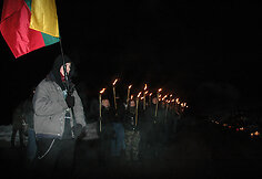 Prie Sausio 13-osios aukų kapų