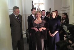 Prie&scaron; ceremoniją