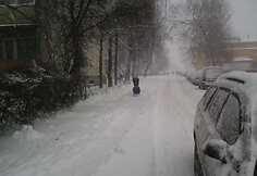 Kaune daugiabučių kiemai irgi nenukasti.