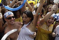 Brazilai džiaugsmingai pasitiko gerą žinią.