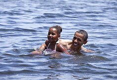 B.Obama su drukra Sasha