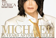 Popžvaigždė Michaelas Jacksonas 2007 m. EBONY viršelis.