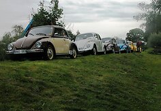 „Vabalais“ vadinamų automobilių entuziastai savaitgalį šventė sezono uždarymą.