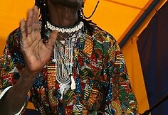 Grupės „Amafrica“ muzikantas