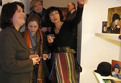 Eglė Bogdanienė pristato savo darbus.