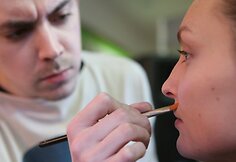 Makiažo meistras Aurimas Juodi&scaron;kis kuria ypatingą makiažą