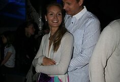 Jurgita Jurkutė su draugu Ryčiu Širvaičiu