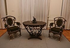 Parodos &bdquo;Stumbro medžioklė&ldquo; eksponatai