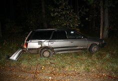 Sprukusio kontrabandininko automobilis