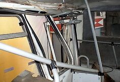 Laimei toje autobuso dalyje, į kurią trenkėsi mi&scaron;kavežis, keliaiviai nesėdėjo.