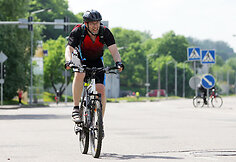 Akimirka i&scaron; dviračių maratono 