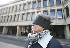 Protesto akcijos akimirka