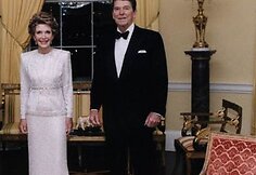 JAV prezidentas Ronaldas Reiganas su žmona Nansi Reigan
