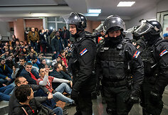 Protestas Serbijoje