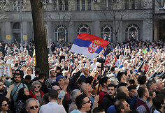 Protestas Serbijoje