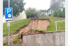 Kėdainiai tvarkosi po liūties. 