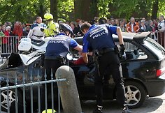 Automobilio vairuotojas ligoninėje mirė.