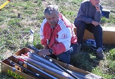 Plačioje pievoje už Palunkio aerodromo (Trakų raj.) vyksta tarptautinės aviamodeliuotojų varžybos BALTIC CUP 2009.