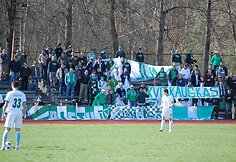 Akimirkos iš sekmadienį 15 val. Vingio parke vykusių varžybų VMFD ŽALGIRIS – FK LIETAVA (Jonava).