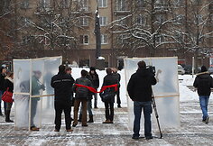 Studentų protesto akcija