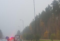 Vilniuje degė vilkiko priekaba. 