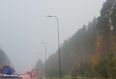 Vilniuje degė vilkiko priekaba. 