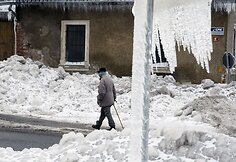 Slovėnija &ndash; ledo gniaužtuose.