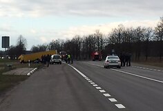 Avarija kelyje &bdquo;Via Baltica&ldquo;