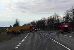 Avarija kelyje &bdquo;Via Baltica&ldquo;