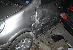 Kieme sudaužyti automobiliai