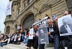 Stambulo žmogaus teisių gynėjų organizacijos surengtas mitingas