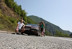Keturi VU Ekonomikos fakulteto studentai aliejumi varomu automobiliu apkeliavo Balkanų pusiasalį.