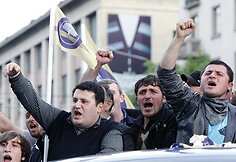 Gruzijoje – protestas prieš Michailą Saakašvilį.