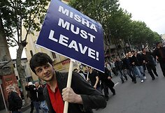 Gruzijoje – protestas prieš Michailą Saakašvilį.