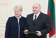 Dalia Grybauskaitė ir Algimantas Aleksandravičius