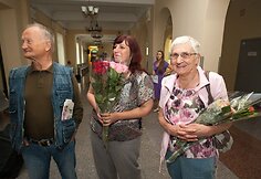 Šeštadienio popietę Lina Grinčikaitė grįžo į Vilnių