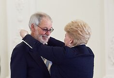 Regimantas Adomaitis ir Dalia Grybauskaitė