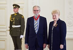 Regimantas Adomaitis ir Dalia Grybauskaitė