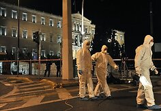 Pareigūnai įvykio vietoje ie&scaron;ko įkalčių.