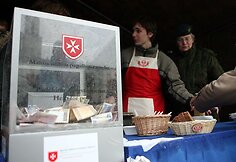 Kauniečiai vaišinosi Kalėdine sriuba
