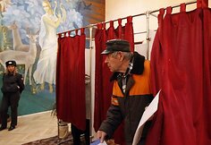 Rinkimų akimirka