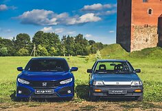Vitoldas Milius automobiliu „Honda Civic“ važiuoja LDK pėdsakais