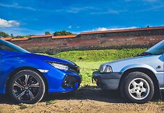 Vitoldas Milius automobiliu „Honda Civic“ važiuoja LDK pėdsakais
