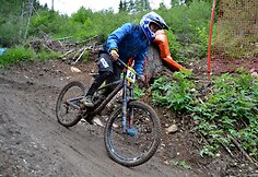 Rokas Sviderskis dviračių &bdquo;downhill&ldquo; varžybose