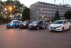 Ralis &bdquo;Aplink Lietuvą&ldquo;, elektromobilių slalomas