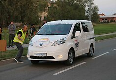 Ralis &bdquo;Aplink Lietuvą&ldquo;, elektromobilių slalomas