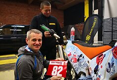 Balio Bardausko motociklo palydėtuvės